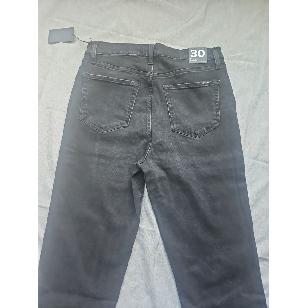 Joe's Women's The OG Straight Ankle Jeans High Rise Slim Fit Black US Size 30 - Picture 11 of 14
